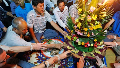 Hemis/Alamy In Laos, bonds with others are literally crucial for people to feel well (Credit: Hemis/Alamy)