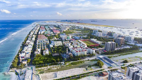 Mr Sham'aan Shakir- Shammu The new island will eventually house up to 240,000 people and help reduce over-crowding in Malé (Credit: Mr Sham'aan Shakir- Shammu)