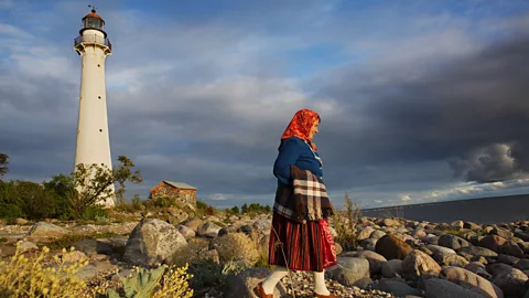 Jean-Luc LUYSSEN/Getty Images Kihnu, known as the Island of Women, is in the Baltic Sea off Estonia's western coast. (Credit: Jean-Luc LUYSSEN/Getty Images)
