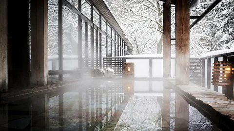 Markus Crepin Outdoor hot spring at Yasuragi Spa