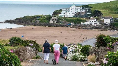 Getty Images Burgh Island, off the coast of South Devon, is said to have inspired the setting of And Then There Were None (Credit: Getty Images)