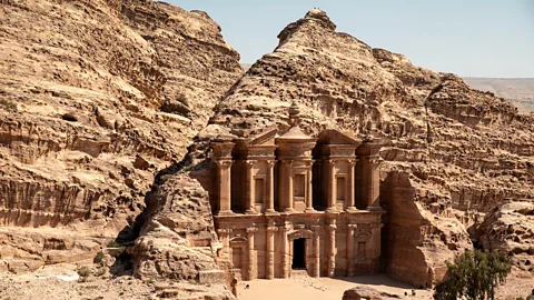 Alamy Petra's vast rock-cut city inspired Christie's Middle Eastern settings, including scenes in Appointment with Death (Credit: Alamy)