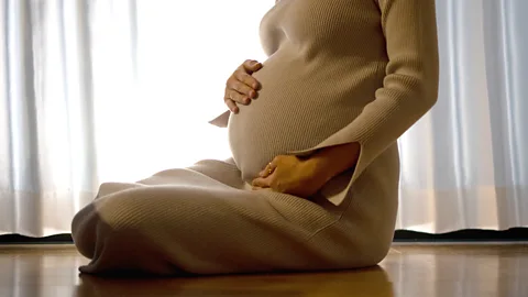 Getty Images Research in 2011 showed women in birth centres were far more likely to adopt upright positions when delivering their baby (Credit: Getty Images)