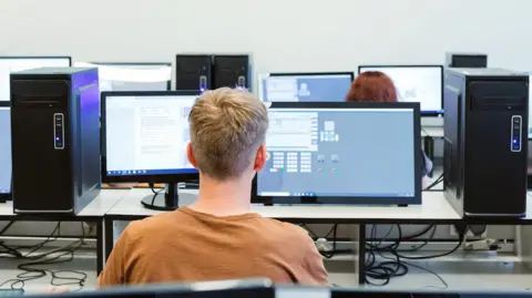 school pupil at desk
